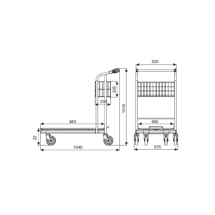 Transportni voziček VARIO 70