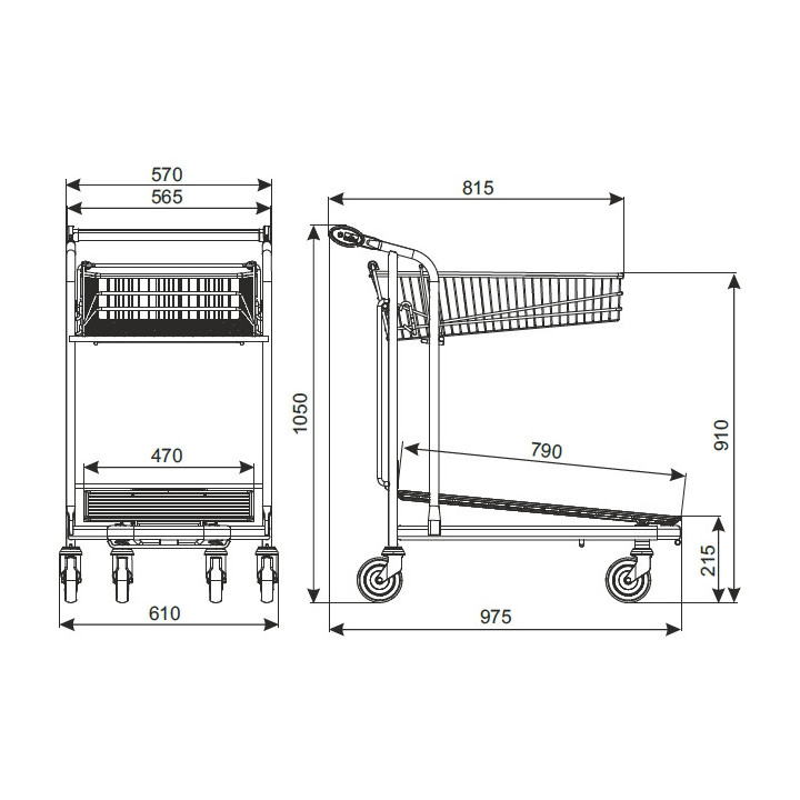 Transportni voziček VARIO WTP-3